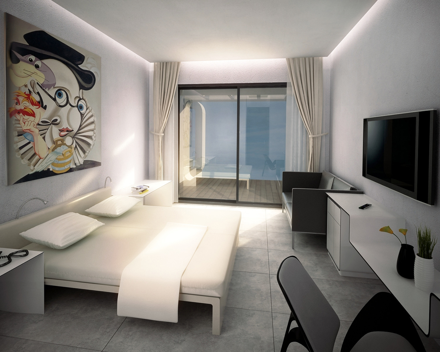 suite bedroom
